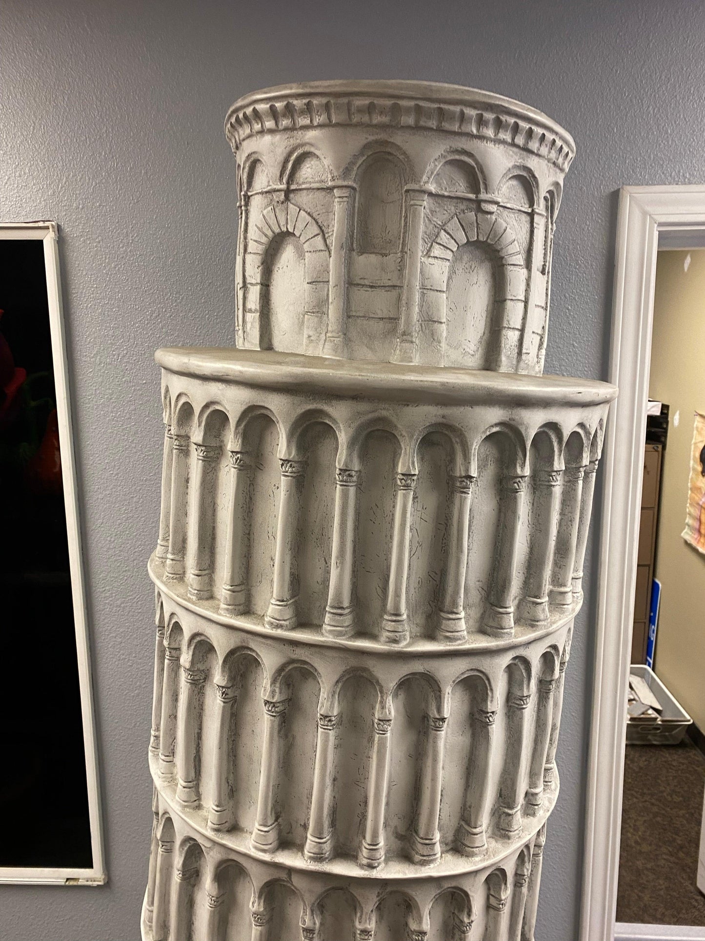 Leaning Tower Of Pisa Life Size Statue - LM Treasures Prop Rentals 