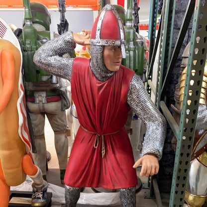 Crusader Knight Life Size Statue - LM Treasures Prop Rentals 