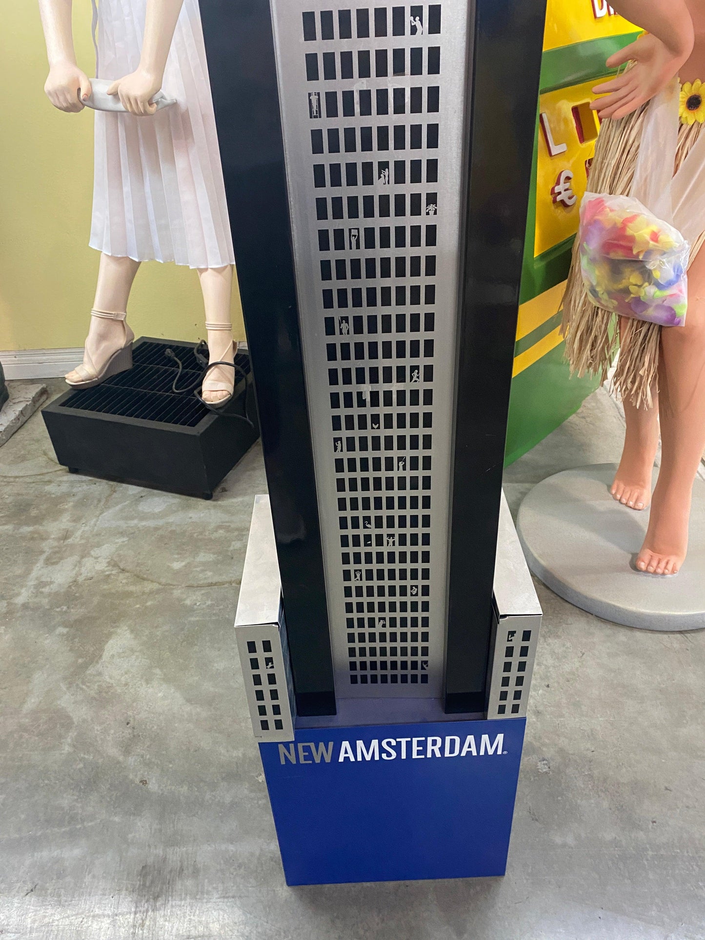Amsterdam Skyscraper Statue - LM Treasures Prop Rentals 