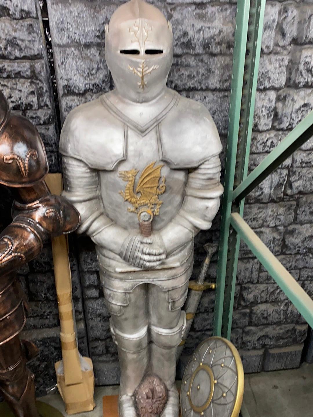 Knight Life Size Mythical Half Foam Prop Decor Resin Statue