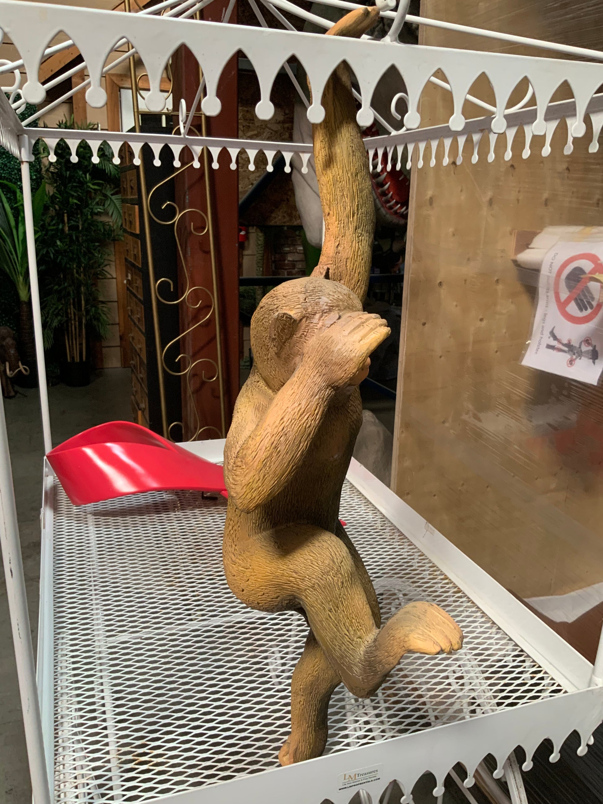 Monkey Pilo Statue - LM Treasures Prop Rentals 