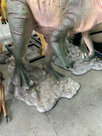 Turned Allosaurus Dinosaur Life Size Statue