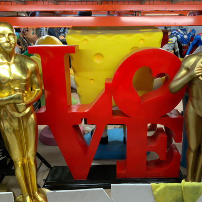 Love Sign Over Size Statue - LM Treasures Prop Rentals 