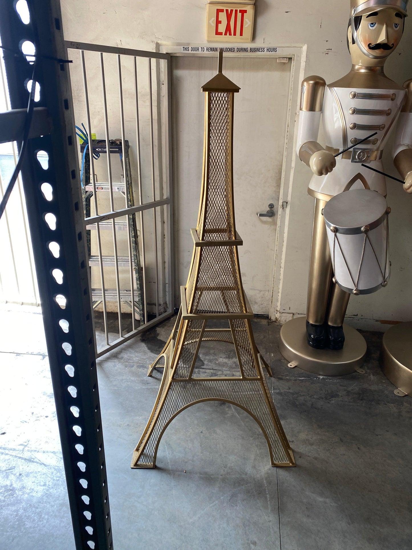 Gold Eiffel Tower Statue - LM Treasures Prop Rentals 