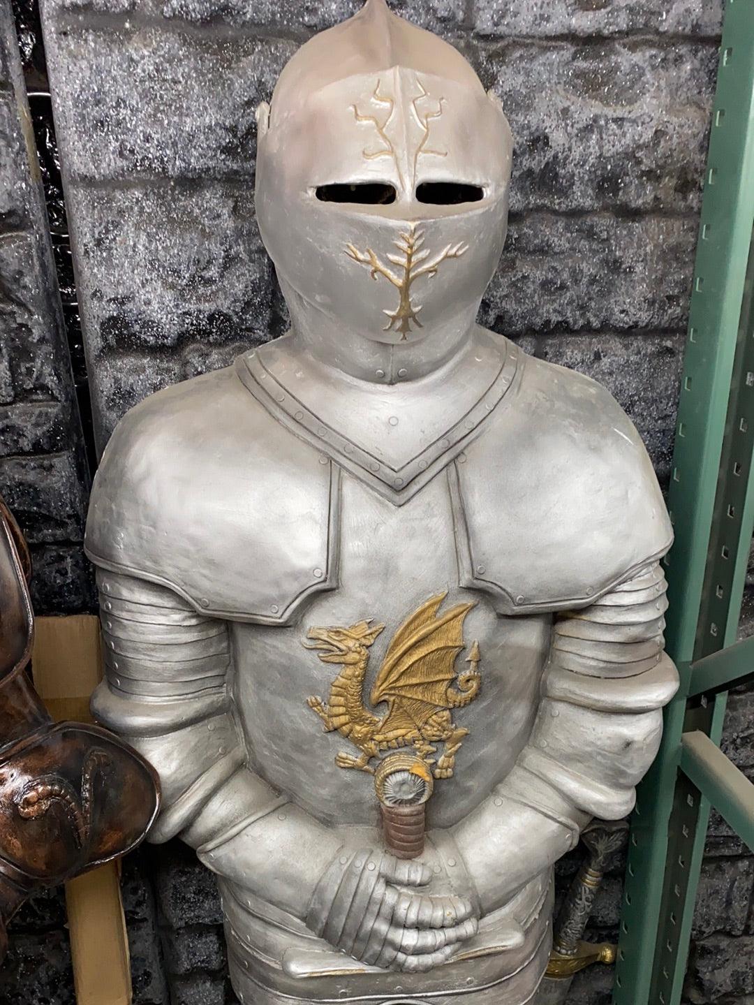 Knight Life Size Mythical Half Foam Prop Decor Resin Statue