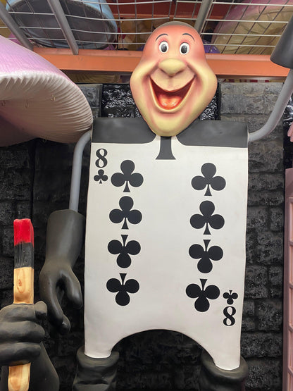 Stacked Playing Card Statue - LM Treasures Prop Rentals 