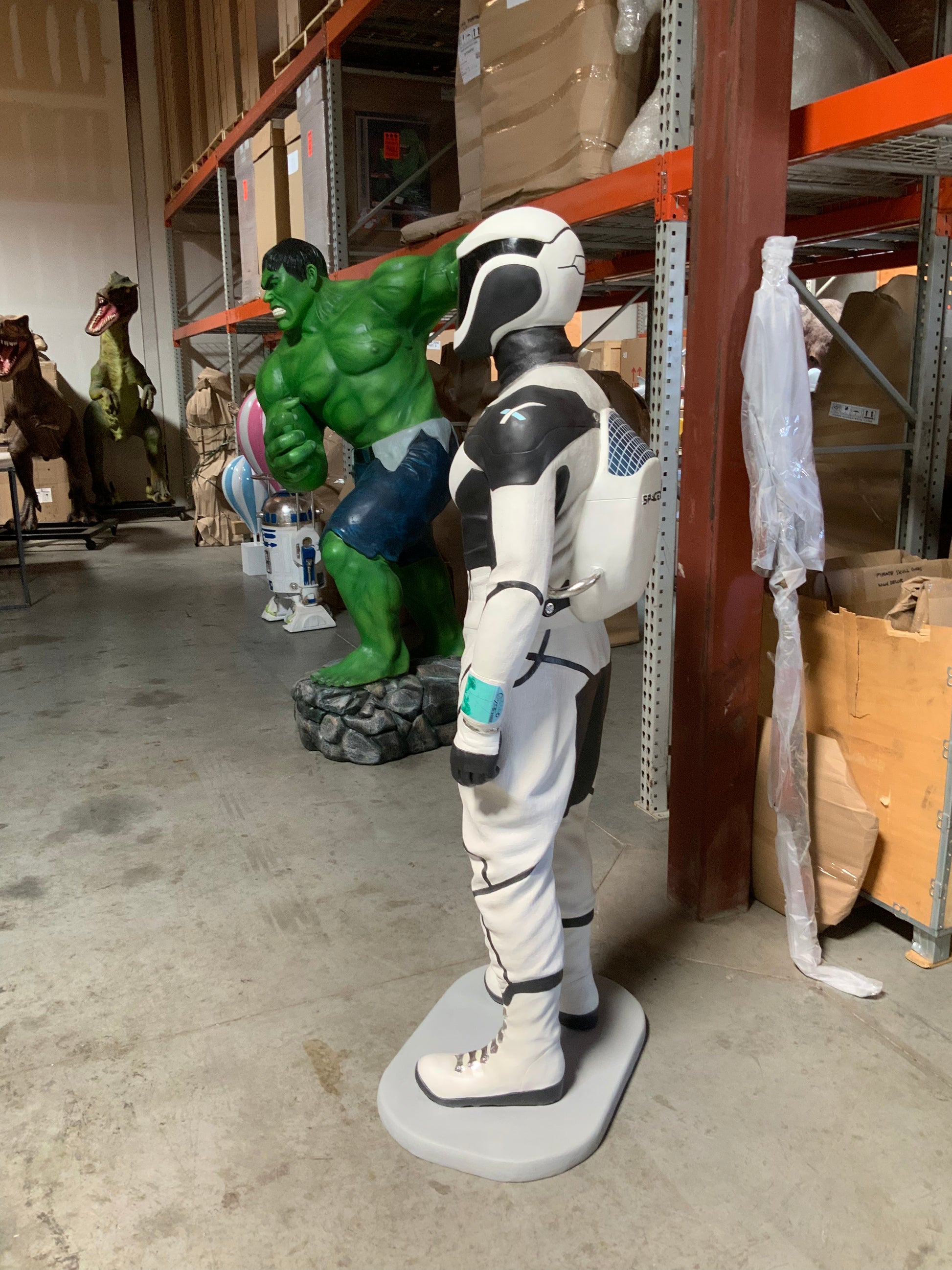 Space X Trooper Life Size Statue - LM Treasures Prop Rentals 