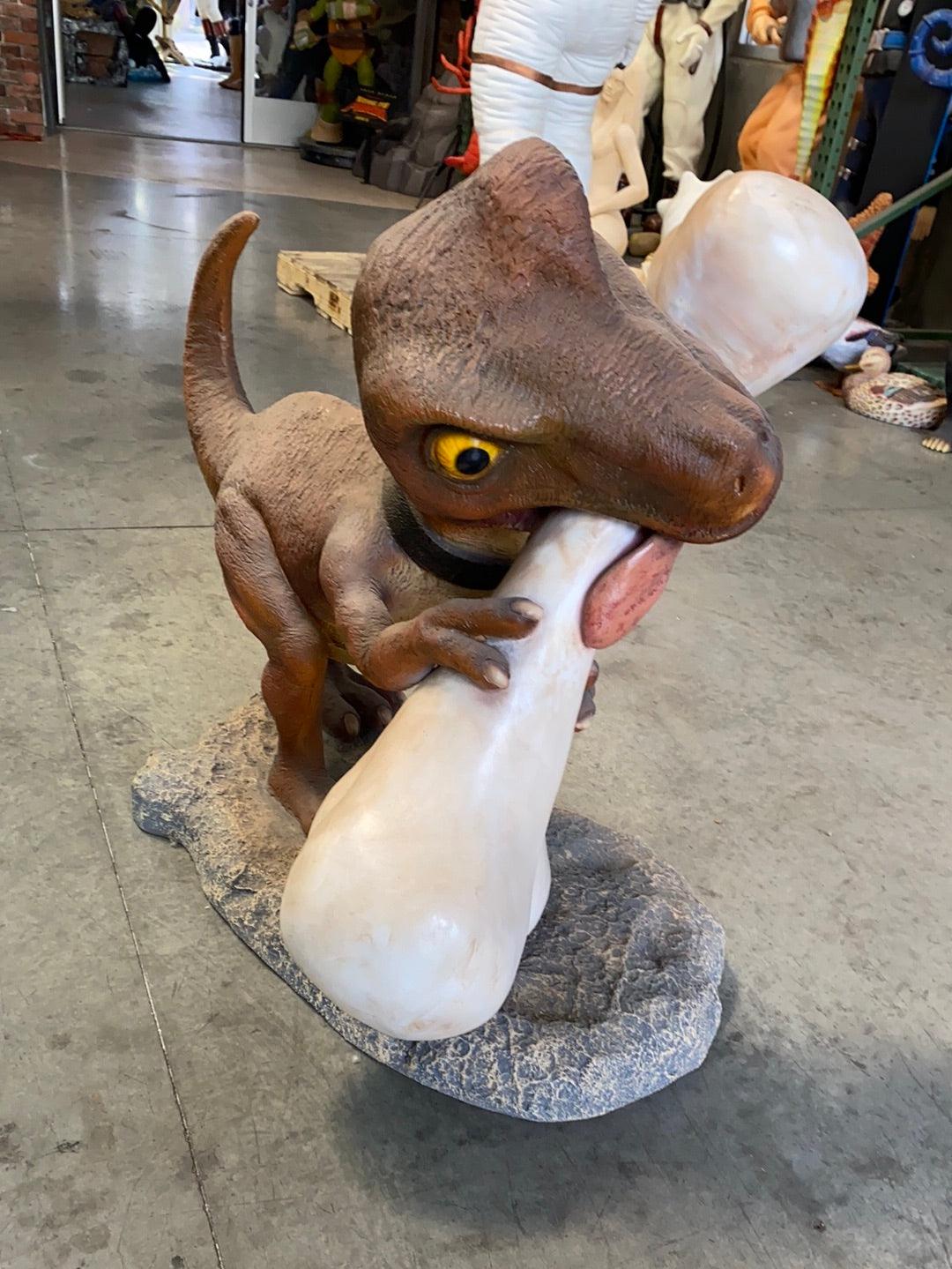 Comic T-Rex Dinosaur Statue - LM Treasures Prop Rentals 