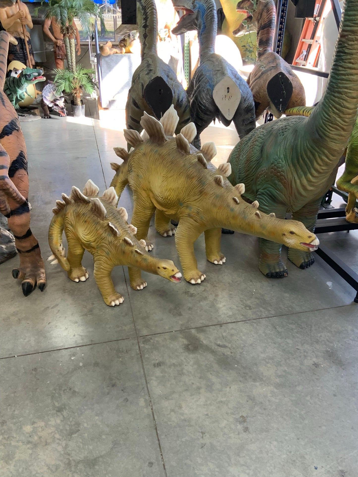 Small Stegosaurus Dinosaur Statue - LM Treasures Prop Rentals 