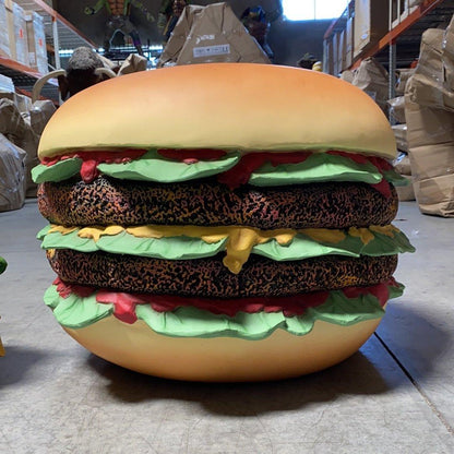 Large Cheeseburger Statue