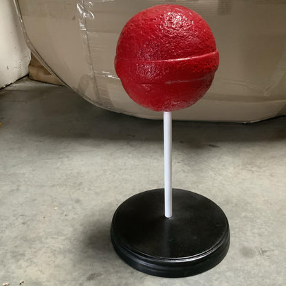 Small Red Sugar Pop Over Sized Statue