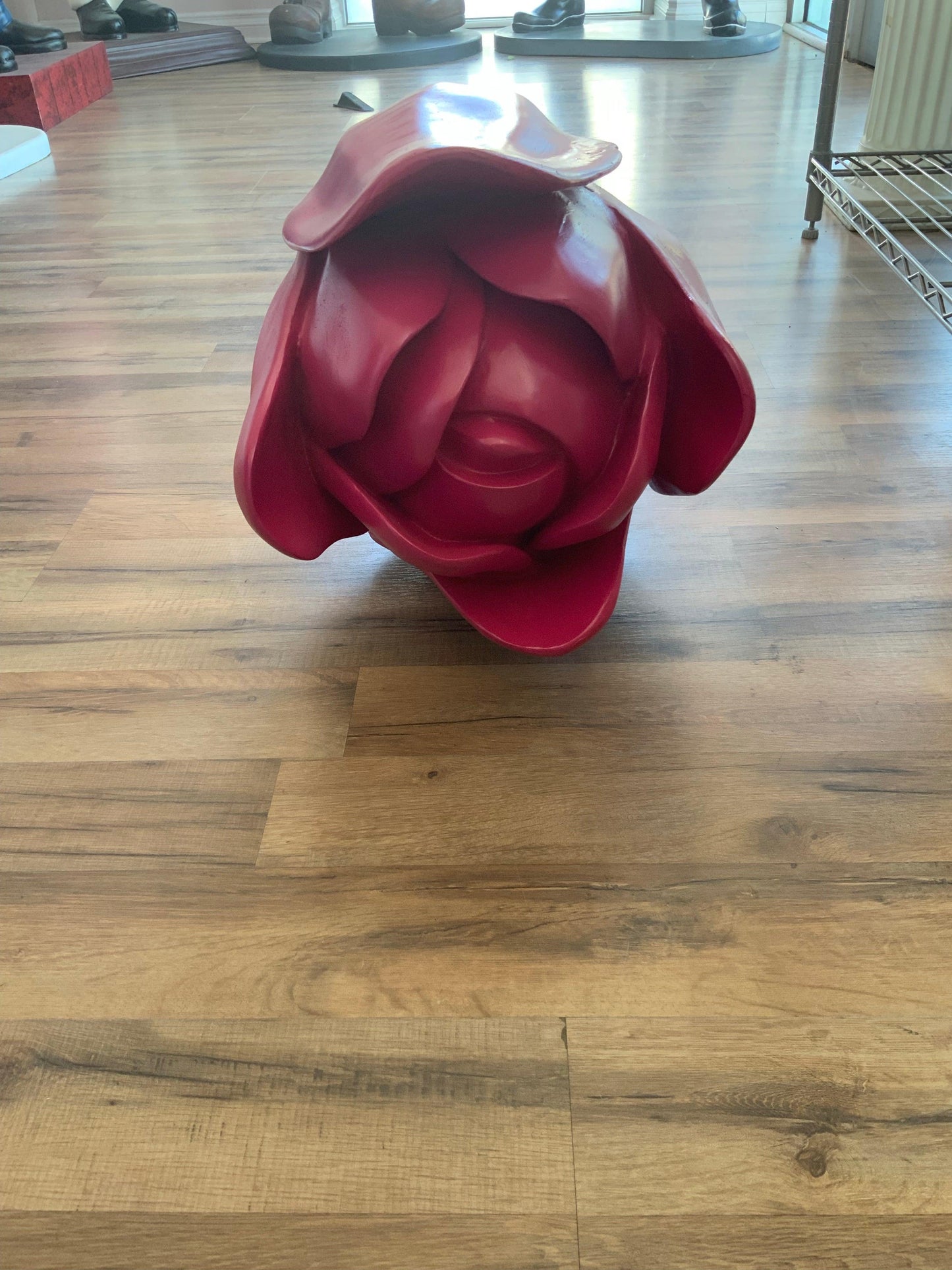 Laying Tulip Flower Statue - LM Treasures Prop Rentals 