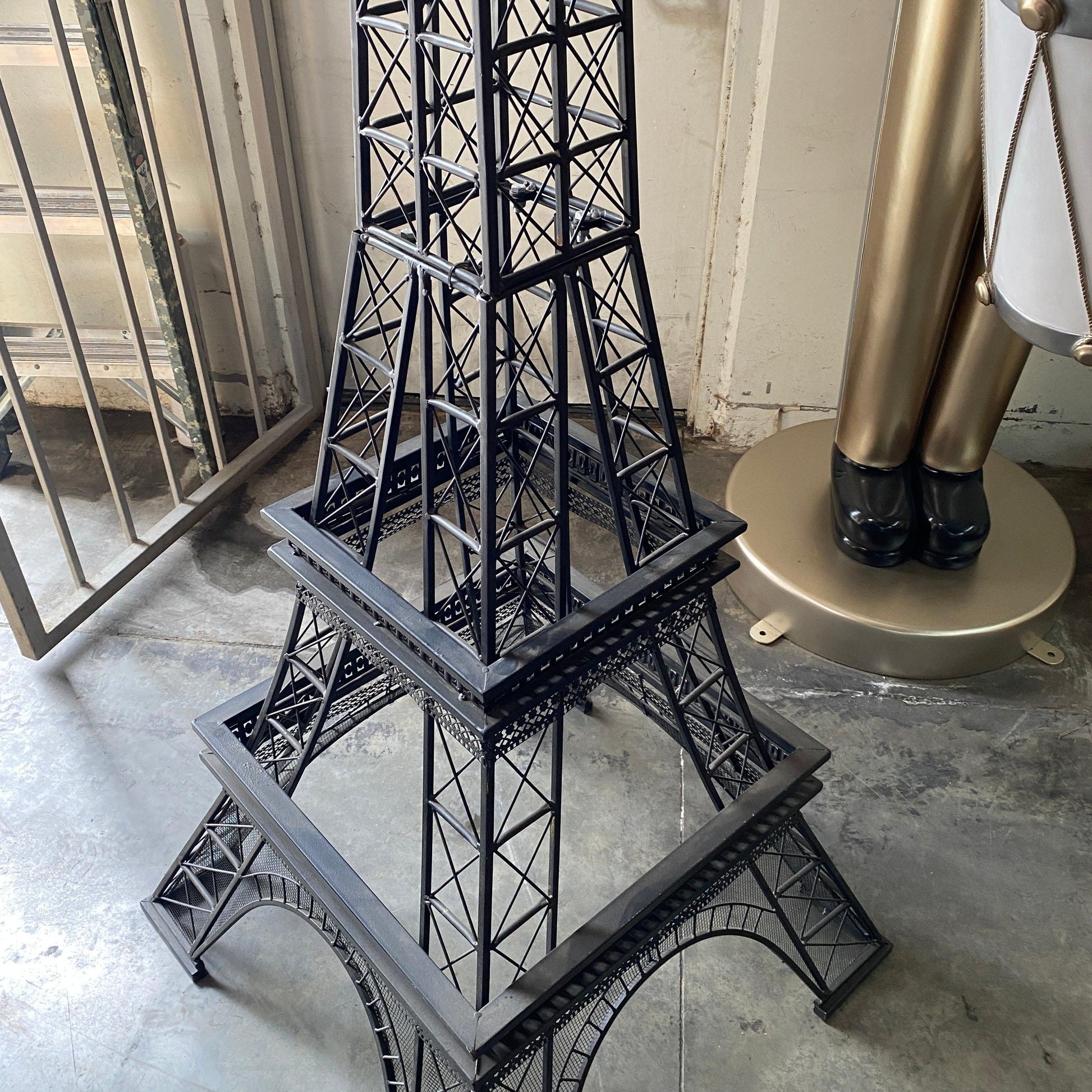 Black Eiffel Tower Statue - LM Treasures Prop Rentals 