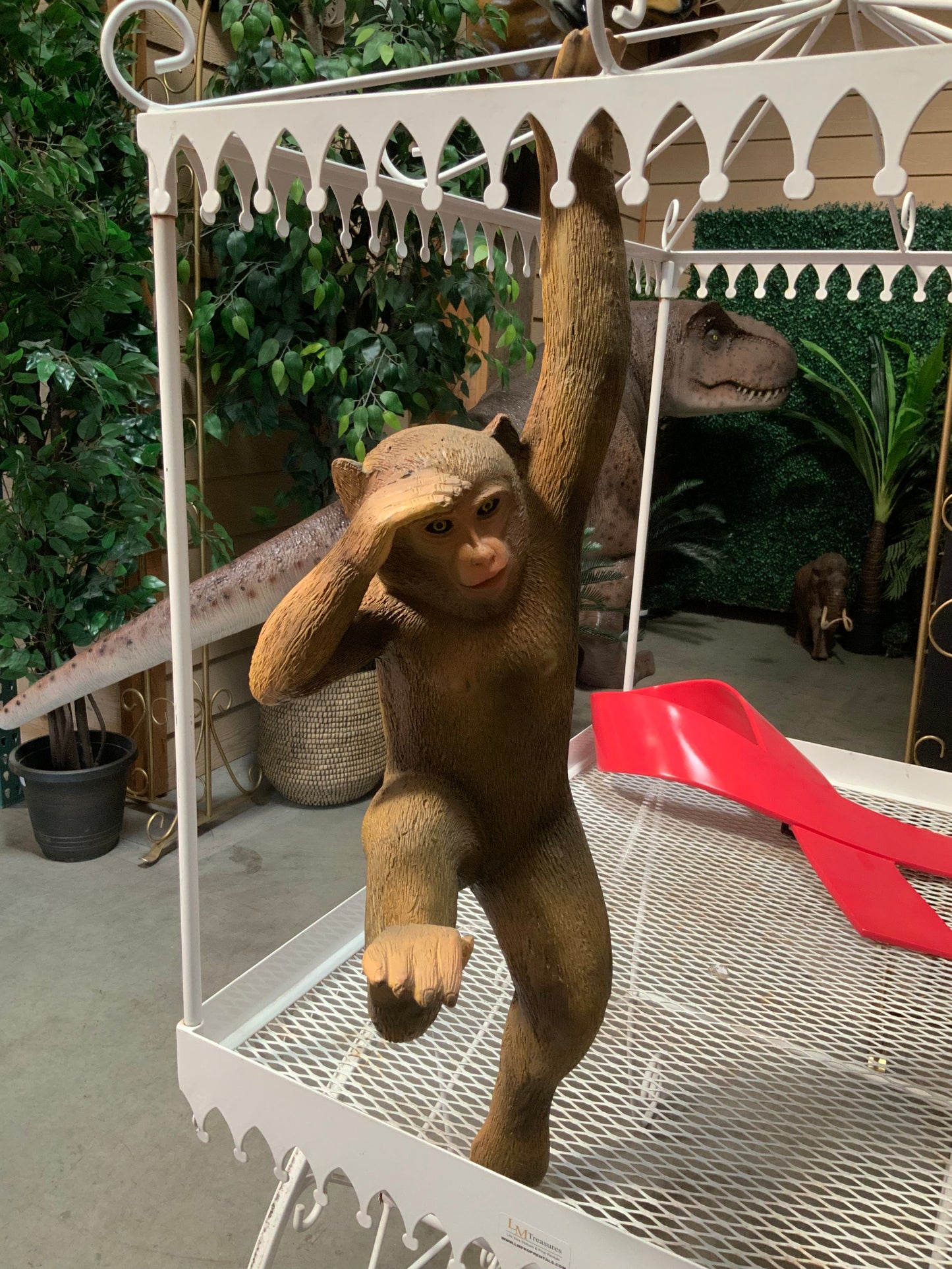 Monkey Pilo Statue - LM Treasures Prop Rentals 
