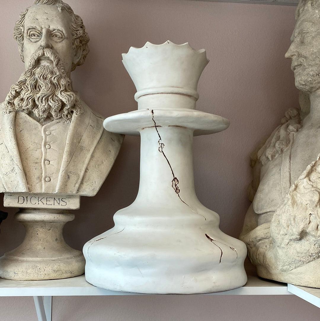 Queen Chess Piece Statue - LM Treasures Prop Rentals 