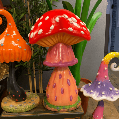 Small Jelly Mushroom Statue - LM Treasures Prop Rentals 
