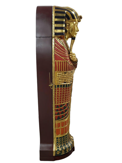 Egyptian Sarcophagus King Tut Life Size Statue - LM Treasures Prop Rentals 