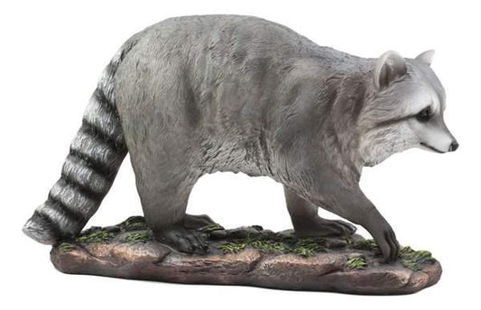 Rodent Raccoon Walking Forest Prop Resin Decor Statue - LM Treasures Prop Rentals 