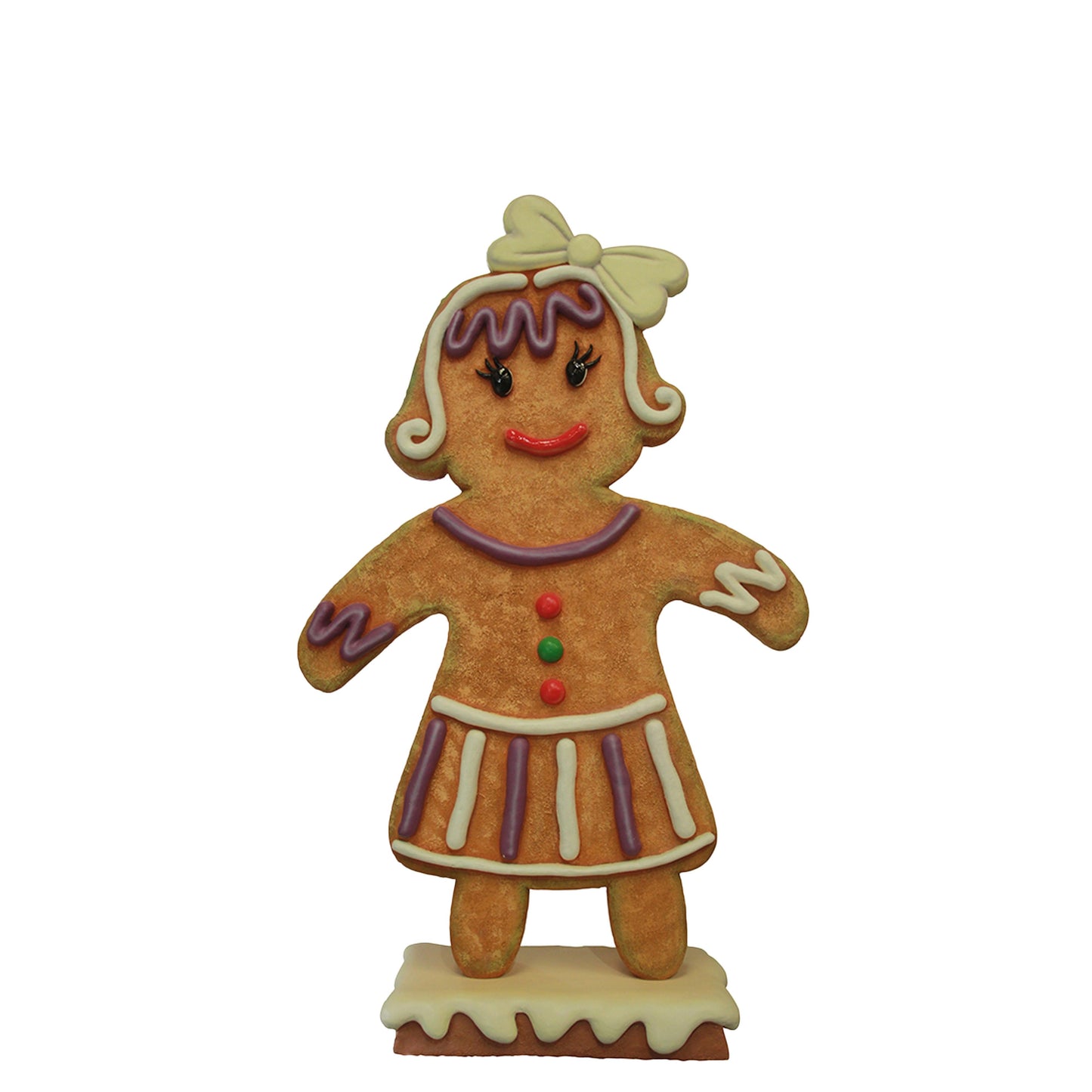 Large Gingerbread Mama Statue - LM Treasures Prop Rentals 